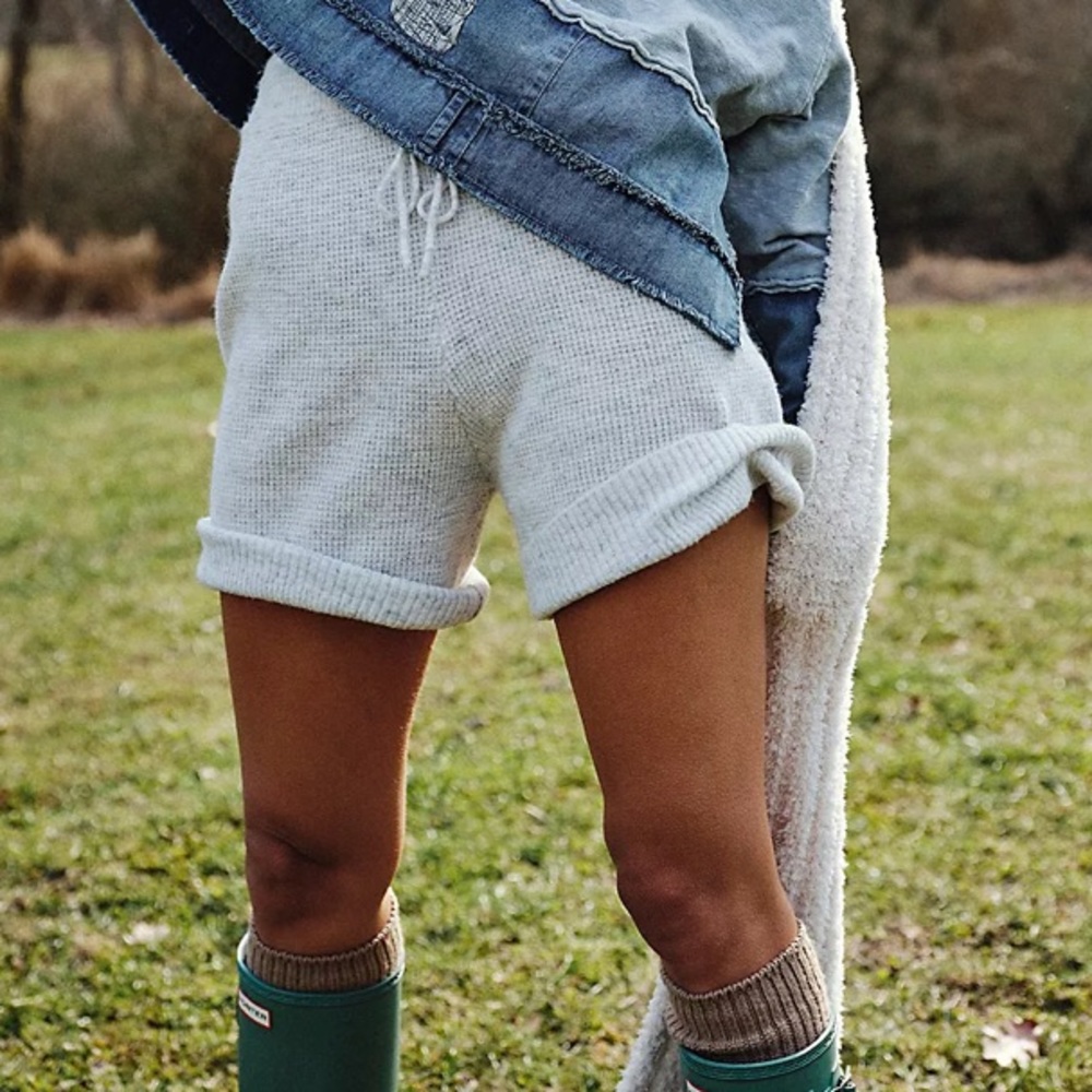 Free People NWT High Waisted Knit Comfy Shorts